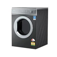 Devanti 7kg Vented Tumble Dryer, 15 Auto Programs, Moisture Sensor, Anti-Crease, Delay Start, Grey, 85cm High