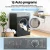 Devanti 7kg Vented Tumble Dryer, 15 Auto Programs, Moisture Sensor, Anti-Crease, Delay Start, Grey, 85cm High