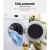 Devanti 7kg Vented Tumble Dryer White, Stainless Steel Drum, Humidity Sensor, Digital Controls, Delay Start, Anti-Crease