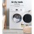 Devanti 7kg Vented Tumble Dryer White, Stainless Steel Drum, Humidity Sensor, Digital Controls, Delay Start, Anti-Crease