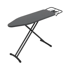 Artiss Freestanding Ironing Board Metal Frame 130x36cm Black - Foldable Iron Rest, Adjustable Height, Non-Slip Legs