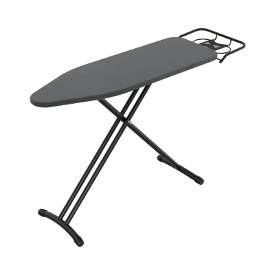 Artiss Freestanding Ironing Board Metal Frame 130x36cm Black - Foldable Iron Rest, Adjustable Height, Non-Slip Legs