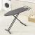 Artiss Freestanding Ironing Board Metal Frame 130x36cm Black - Foldable Iron Rest, Adjustable Height, Non-Slip Legs