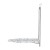 Artiss Wall Mounted Foldable Ironing Board, Metal Frame, 40x4.5x120cm, White, Compact Laundry Solution with Safety Lock