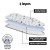Artiss Wall Mounted Foldable Ironing Board, Metal Frame, 40x4.5x120cm, White, Compact Laundry Solution with Safety Lock
