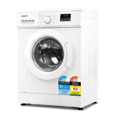 Devanti 8kg Front Load Washing Machine, 15 Programmes, Quick Wash, 24h Delay, 1400rpm, Child Lock, LED Display