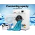 Devanti 8kg Front Load Washing Machine, 15 Programmes, Quick Wash, 24h Delay, 1400rpm, Child Lock, LED Display