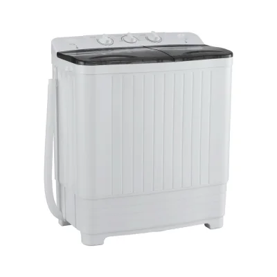 Devanti 4.5KG Twin Tub Portable Washing Machine, Compact & Lightweight, 300W Wash, 3KG Spin, No Installation Needed