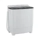 Devanti 4.5KG Twin Tub Portable Washing Machine, Compact & Lightweight, 300W Wash, 3KG Spin, No Installation Needed
