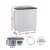 Devanti 4.5KG Twin Tub Portable Washing Machine, Compact & Lightweight, 300W Wash, 3KG Spin, No Installation Needed