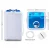DEVANTi Portable Washing Machine, Plastic, 4.6KG, Blue, 2-in-1 Wash & Spin Dry, Quiet, Camping & Travel Friendly