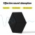 Alpha Acoustic Foam Panels, High-Density Soundproofing, 12pcs, 35x30x0.9cm, Black, Noise Absorption, Self-Adhesive