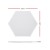 Alpha Acoustic Foam Panels, High-Density Soundproofing, 35x30x0.9cm, White, 12pcs, Noise Absorption, Easy Install