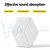 Alpha Acoustic Foam Panels, High-Density Soundproofing, 35x30x0.9cm, White, 12pcs, Noise Absorption, Easy Install