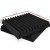Alpha Acoustic Foam Panels, High-Density Wedge, Black, 30x30x5cm, Set of 60, Soundproofing for Studios & Home Theaters