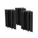Alpha Corner Bass Trap Acoustic Foam, High-Density Soundproofing, 40pcs, Black, 12x17x24cm, Noise Absorption Tiles