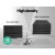 Alpha Corner Bass Trap Acoustic Foam, High-Density Soundproofing, 40pcs, Black, 12x17x24cm, Noise Absorption Tiles
