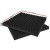 Alpha Eggshell Acoustic Foam Panels, High-Density Soundproofing, 50x50x5cm, Black, Set of 20, Noise Absorption