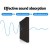 Alpha Acoustic Foam Panels, Eggshell Design, 50x50x5cm, Black, 40pcs Set, High-Density Soundproofing for Studios
