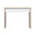 Artiss Console Table with Storage Drawer, White & Pine, 100x35x80cm, Scandinavian Style, Easy Assembly