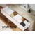 Artiss Console Table with Storage Drawer, White & Pine, 100x35x80cm, Scandinavian Style, Easy Assembly