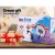 Keezi 11-Piece Kids Drum Set in Blue - Non-Toxic, EN71 Certified, Easy Assembly, Ages 3+, Includes Seat & Drum Sticks