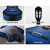 Alpha 34 Inch Classical Guitar, Wooden Body, Nylon Strings, Blue, Beginner Kids Gift, Includes Picks & Carry Bag