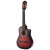 Alpha 34 Inch Classical Guitar, Laminated Linden Body, Red, Beginner Set with Stand, Bag, Picks, Strings & Capo
