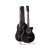Alpha Acoustic Guitar, Laminated Linden, 38 Inch, Black, Steel Strings, Cutaway Design, Stand & Accessories Included Alpha Acoustic Guitar, Laminated Linden, 38 Inch, Black, Steel Strings, Cutaway Design, Stand & Accessories Included