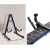 Alpha 38 Inch Acoustic Guitar, Wooden Body, Steel Strings, Full Size, Blue, w/ Stand, Strap, Bag, Capo & Extras