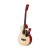 Alpha 38 Inch Acoustic Guitar, Laminated Linden, Wood Color, 96x36x8.5cm, Steel Strings, Full Size Cutaway Design Alpha 38 Inch Acoustic Guitar, Laminated Linden, Wood Color, 96x36x8.5cm, Steel Strings, Full Size Cutaway Design