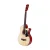 Alpha 38 Inch Acoustic Guitar, Laminated Linden, Wood Color, 96x36x8.5cm, Steel Strings, Full Size Cutaway Design