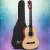Alpha 39 Inch Classical Guitar, Wooden Body, Natural Color, Nylon Strings, Beginner Gift, Durable Carry Bag Included