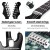 Alpha Electric Guitar Combo Set, Poplar Body, Canadian Maple Neck, Glossy Blue, 20W Amplifier, Beginner-Friendly