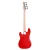 Alpha 47 Inch Electric Guitar Red – Basswood Body, Maple Neck, 21 Frets, Humbuckers, Gig Bag, Beginner Set