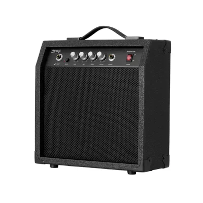 Alpha 40W Portable Bass Guitar Amplifier - Durable Black Case, Tone Control, Compact Design for Practise Sessions