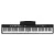 Alpha 88-Key Foldable Electronic Piano Keyboard, Black, 127cm, Touch-Sensitive, Bluetooth, MIDI-USB, Carry Bag Included