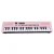 Alpha 37-Key Digital Piano Keyboard for Kids Beginners - Pink, Portable, with 3-Step Lessons, USB-C & Battery Powered