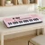Alpha 37-Key Digital Piano Keyboard for Kids Beginners - Pink, Portable, with 3-Step Lessons, USB-C & Battery Powered