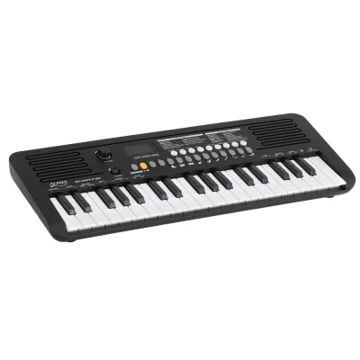 Alpha 37-Key Digital Piano Keyboard, Black – Portable Beginner's Electric Keyboard with Touch Function & 3-Step Lessons