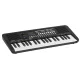 Alpha 37-Key Digital Piano Keyboard, Black – Portable Beginner's Electric Keyboard with Touch Function & 3-Step Lessons