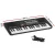 Alpha 37-Key Digital Piano Keyboard, Black – Portable Beginner's Electric Keyboard with Touch Function & 3-Step Lessons
