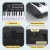 Alpha 37-Key Digital Piano Keyboard, Black – Portable Beginner's Electric Keyboard with Touch Function & 3-Step Lessons