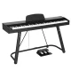 Alpha 88 Keys Electronic Piano Keyboard, Full Weighted, Black, 133.5cm, w/ Stand, USB-MIDI, 600 Rhythms, 800 Timbres