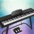 Alpha 88 Keys Electronic Piano Keyboard, Full Weighted, Black, 133.5cm, w/ Stand, USB-MIDI, 600 Rhythms, 800 Timbres
