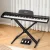 Alpha 88 Keys Digital Piano Keyboard, Semi-Weighted, 800 Timbres, 600 Rhythms, Stand, MIDI, Bluetooth, Black