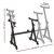 Alpha Heavy Duty Adjustable Z-Shape Piano Stand Black, Metal Frame, Lockable Wheels, 59-89cm Width, 62-92cm Height