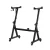 Alpha Heavy Duty Adjustable Z-Shape Piano Stand Black, Metal Frame, Lockable Wheels, 59-89cm Width, 62-92cm Height