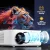 Devanti 4K Video Projector 1080P Native Resolution Android Wi-Fi 5G Home Cinema with HDMI USB Remote & Built-in Speaker