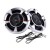 Giantz Set of 2 6.5-Inch LED Car Speakers, 500W Max Power, 3-Way Audio, Blue Light, White, Universal Fit